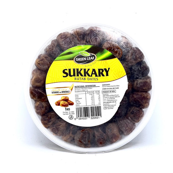 GREEN BAY Sukkari Ruttab Dates 1kg