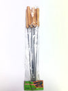 SS n/s Square Skewers 6PK