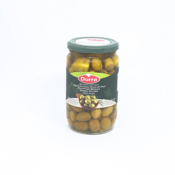 DURRA Egyptian Whole Green Olives Tvahy 700g