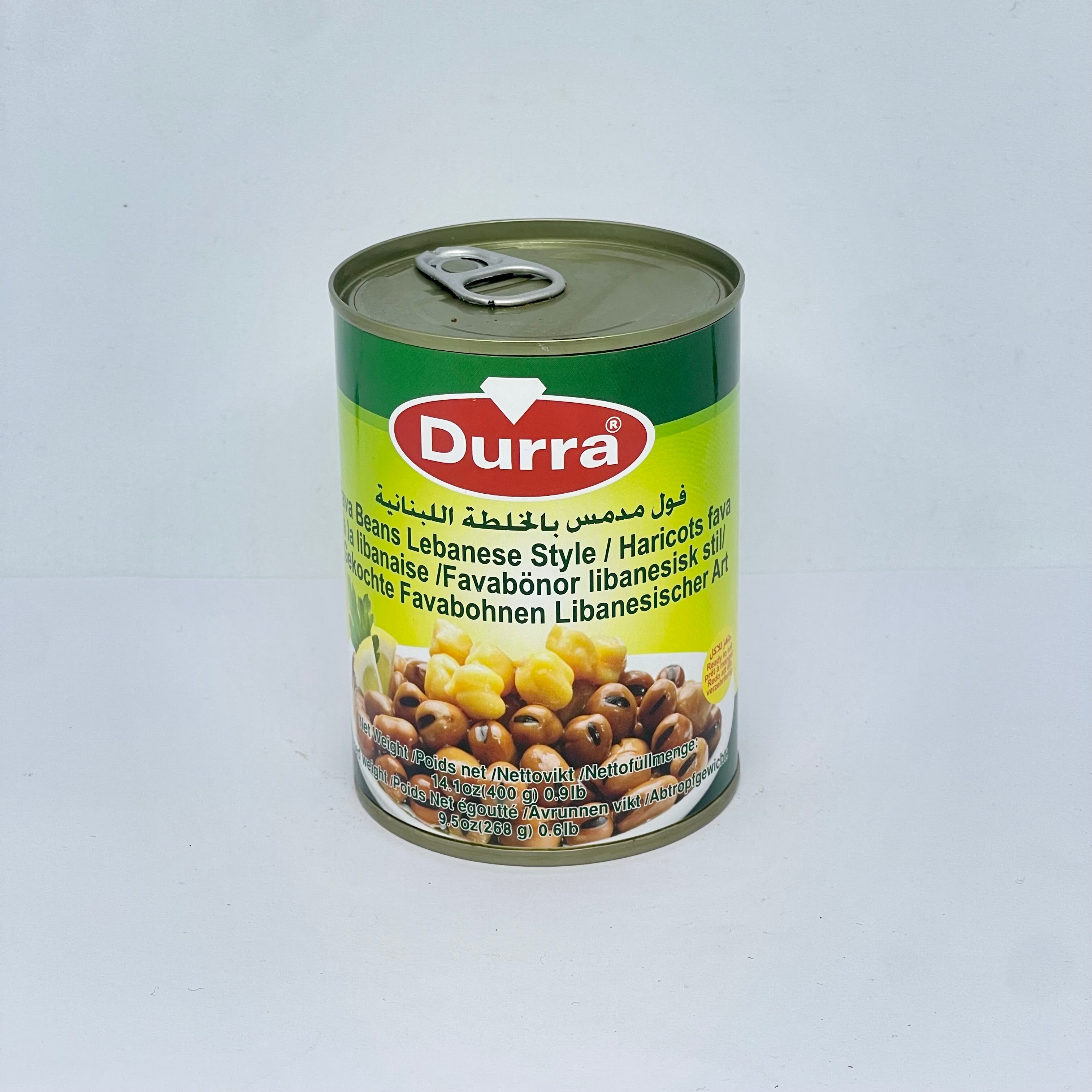 DURRA Foul Medammes Beans Lebanese Recipe 400g