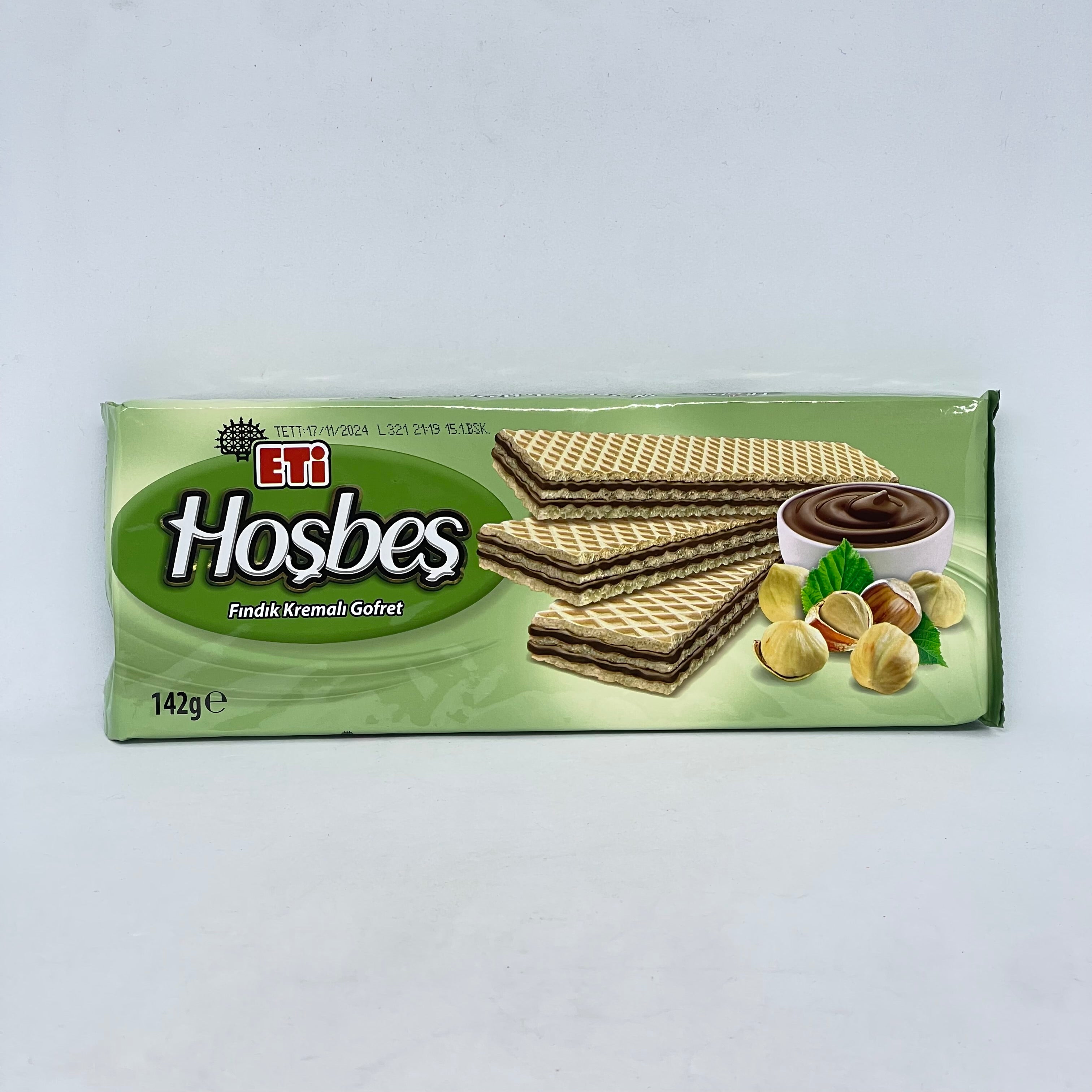 ETI Hosbes Hazelnut Wafer 142g