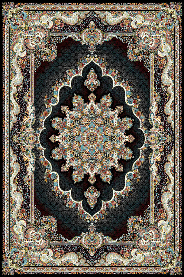 7475 Navy Traditional Area Rug