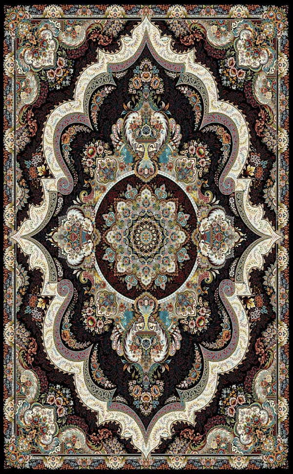 7488 Navy Traditional Area Rug