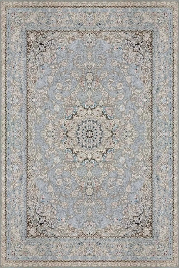 7608 Silver Traditional Area Rug
