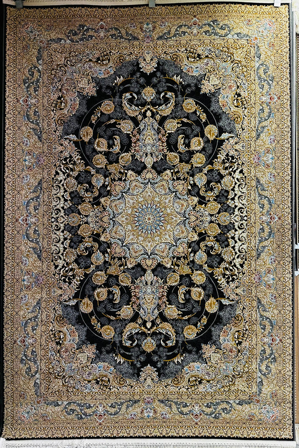 7608 Dim Grey Traditional Area Rug
