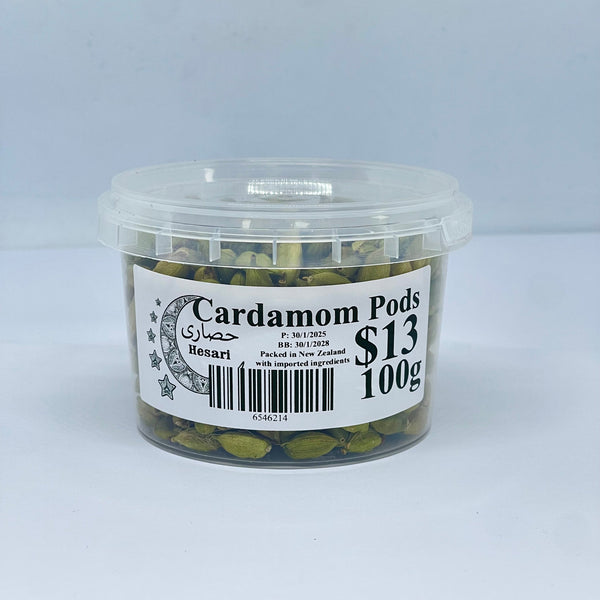 HESARI Green Cardamom Pods 100g