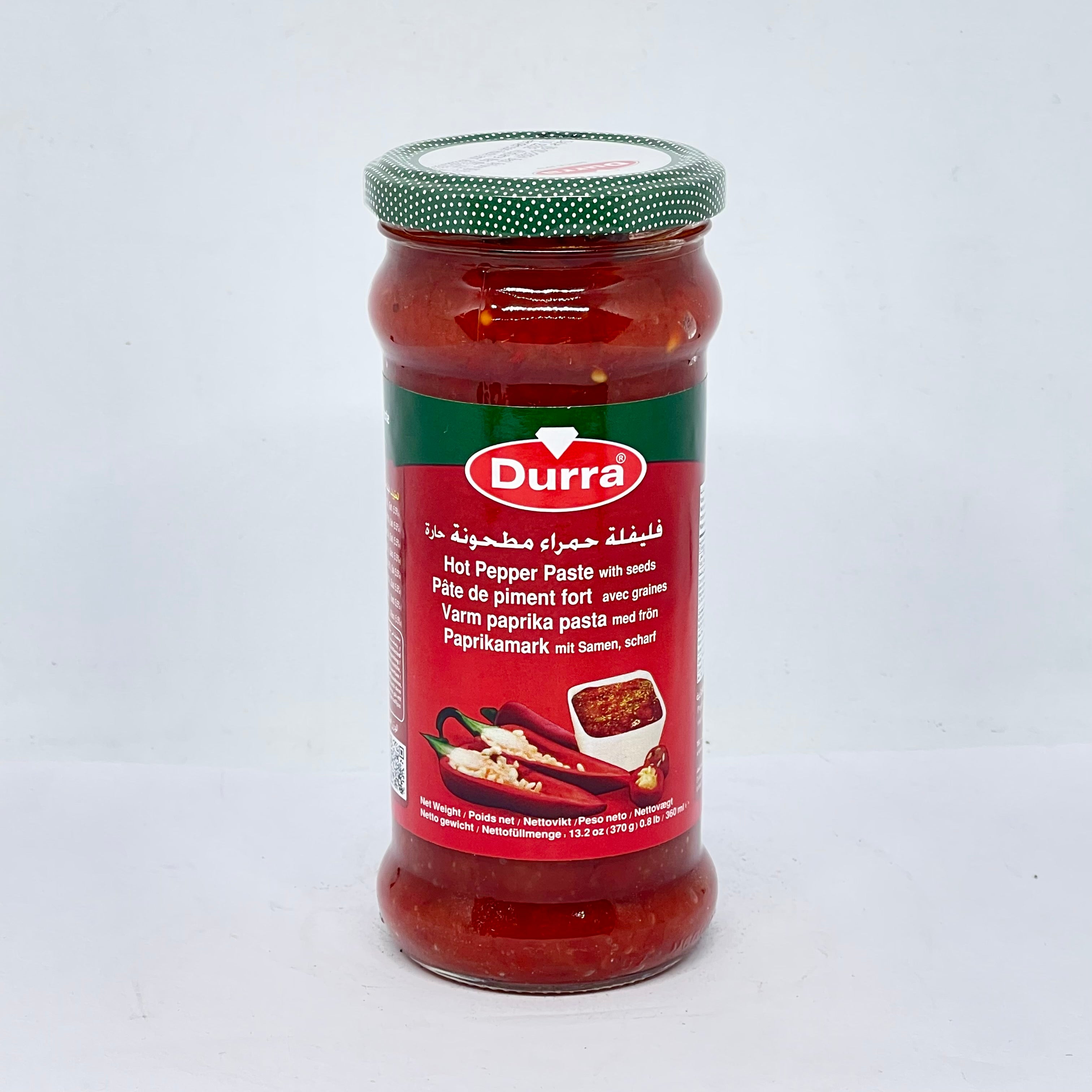 DURRA Crushed Red Hot Peppers Paste 360g