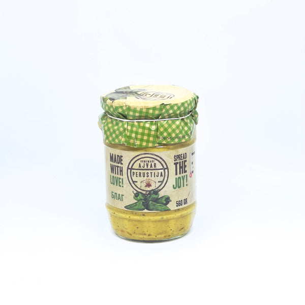 PERUSTIJA Mild Homemade Ajvar w/ Green Pepper 560g