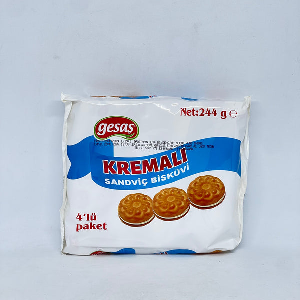ULKER Kremali Vanilla Biscuit 244g