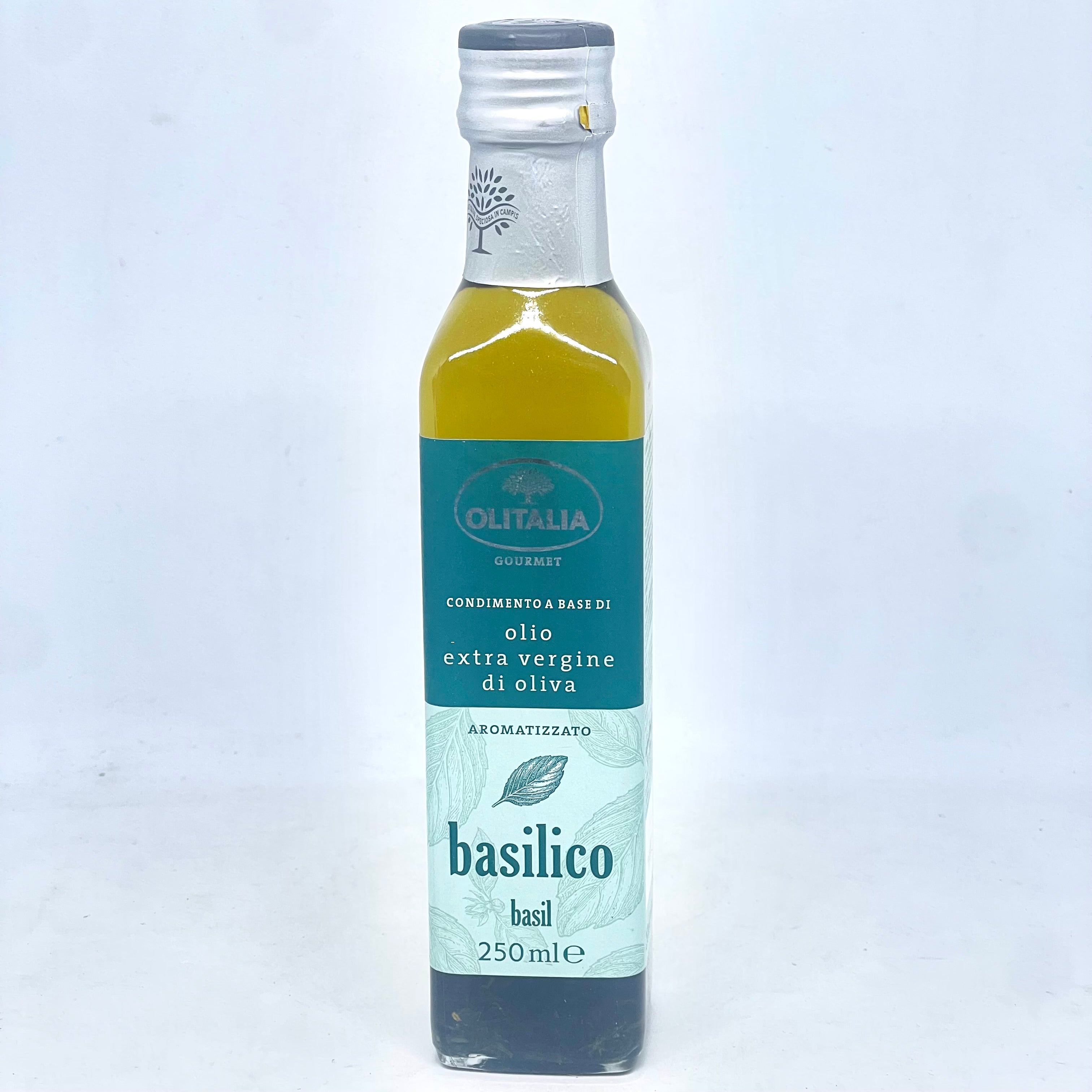 OLITALIA Extra Virgin Olive Oil w/ Basil 250mL