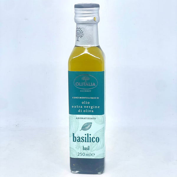 OLITALIA Extra Virgin Olive Oil w/ Basil 250mL