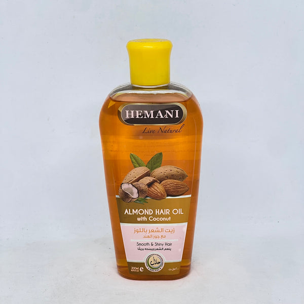 HEMANI Almond w/ Coconut Hair Oil 200mL