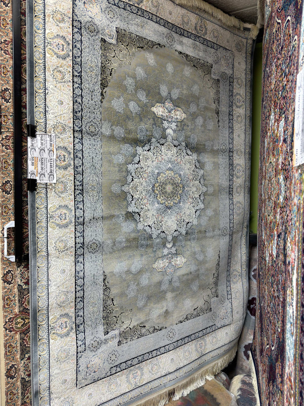Delroba Smoke Traditional Area Rug