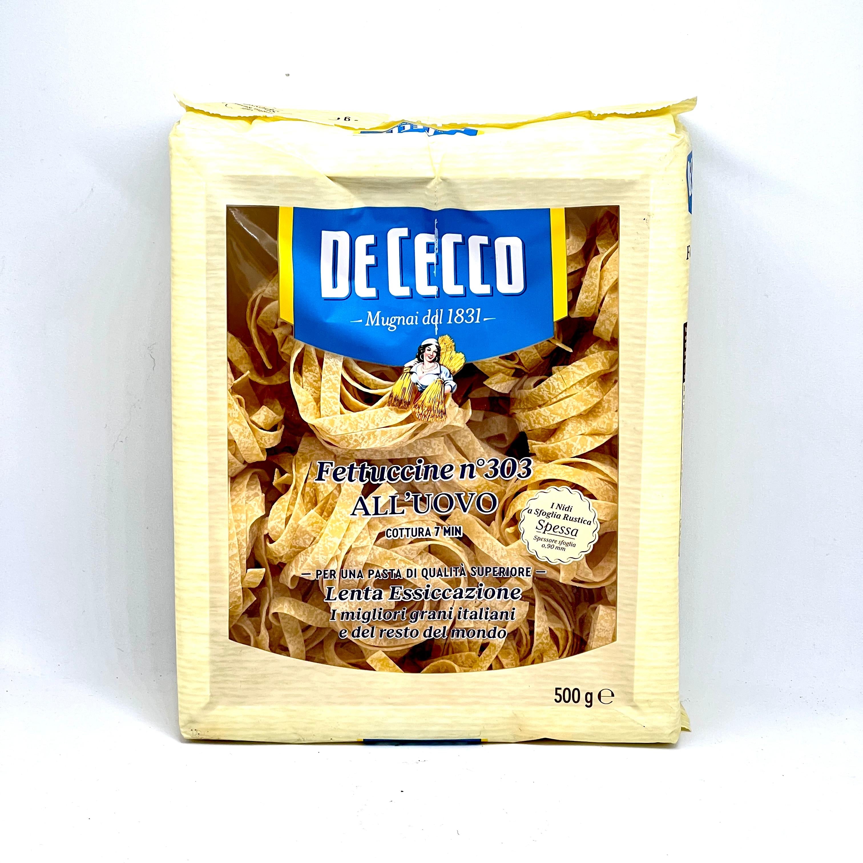 DECECCO Fetuccine All Uovo No. 303 Pasta 500g