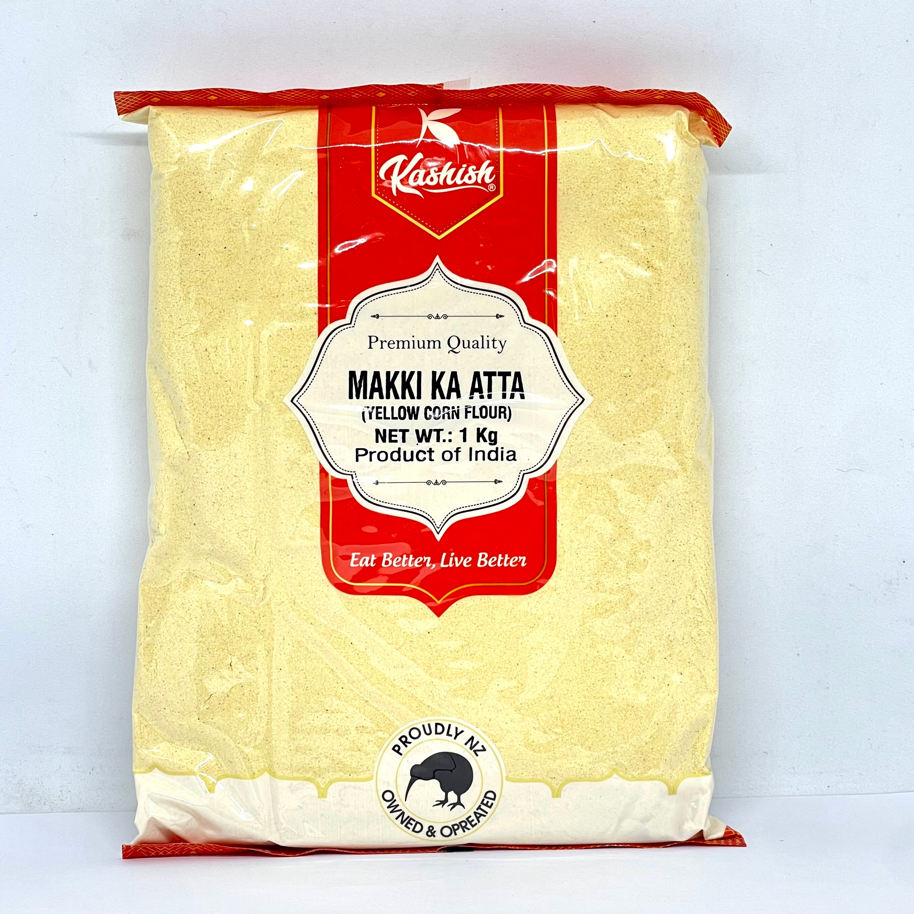 KASHISH Yellow Corn Flour / Makki Ka Atta 1kg