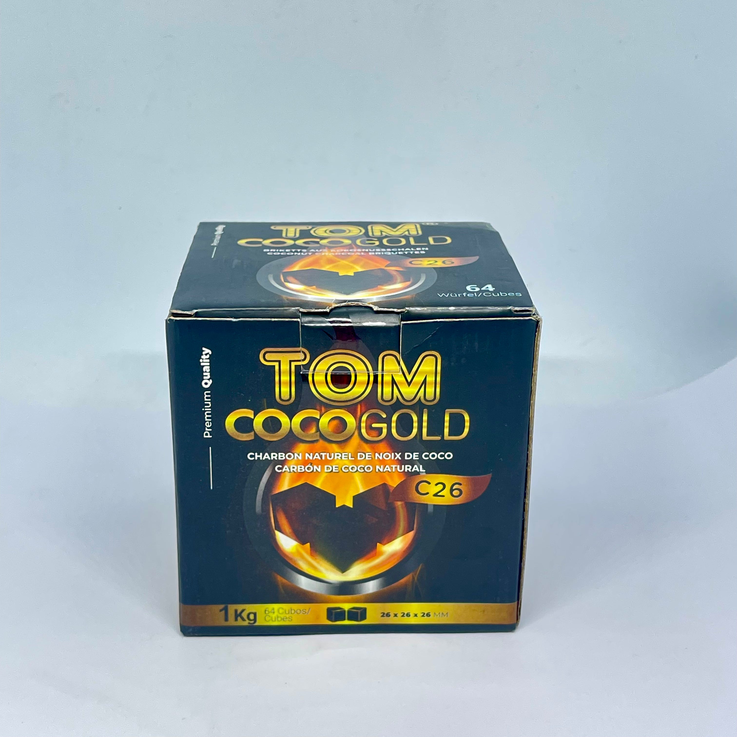 TOM COCO GOLD Hookah Charcoal C26 1kg