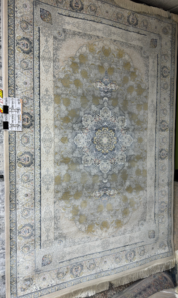 Delroba Beige Traditional Persian Area Rug