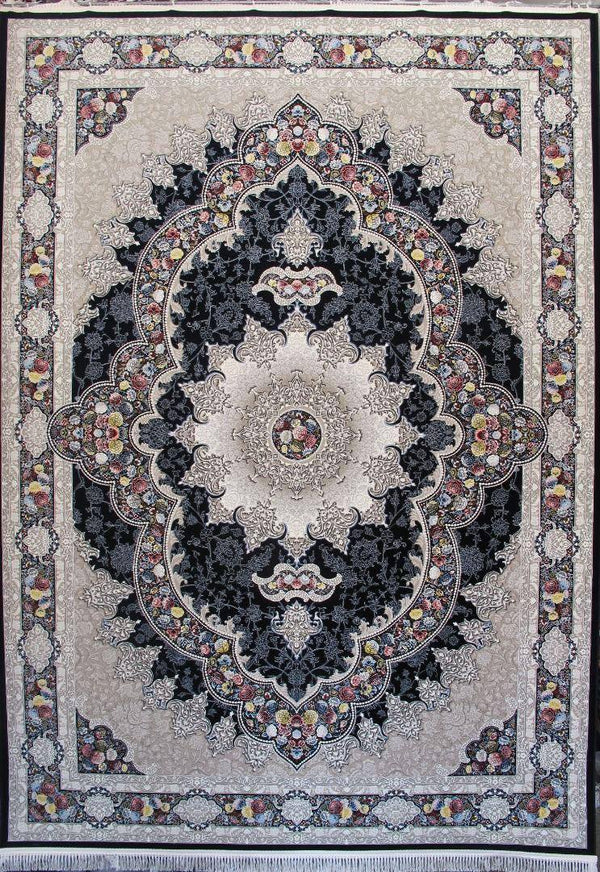 Arwana Navy Traditional Area Rug