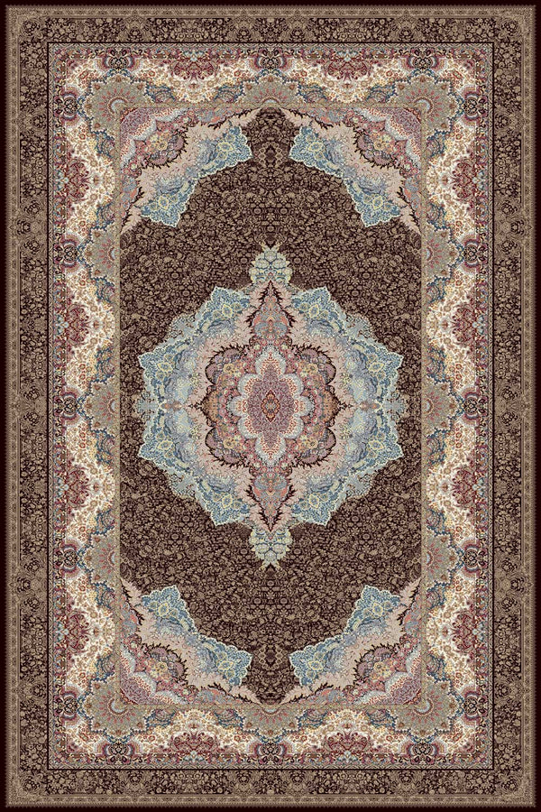 Jahanamma Brown Traditional Area Rug