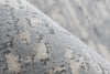 Silver Beige Textured Modern Rug
