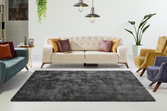 Cloud 500 Anthracite Shaggy Rug - Lalee Designer Rugs