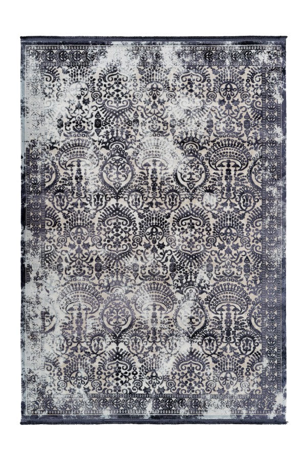Pierre Cardin - Elysee 900 Blue Silver Faded Rug - Lalee Designer Rugs