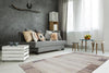 Feeling 500 Beige Silver Plain Border Thick Rug - Lalee Designer Rugs