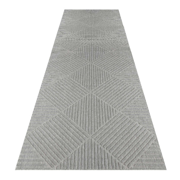 Eudora 350 Lt Grey Hallway Runner