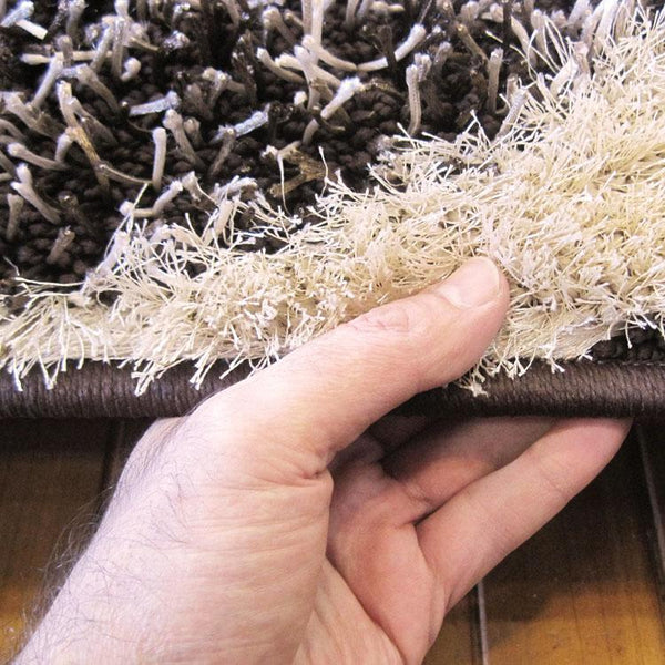 Luxe Shaggy 5328 Brown Hallway Runner