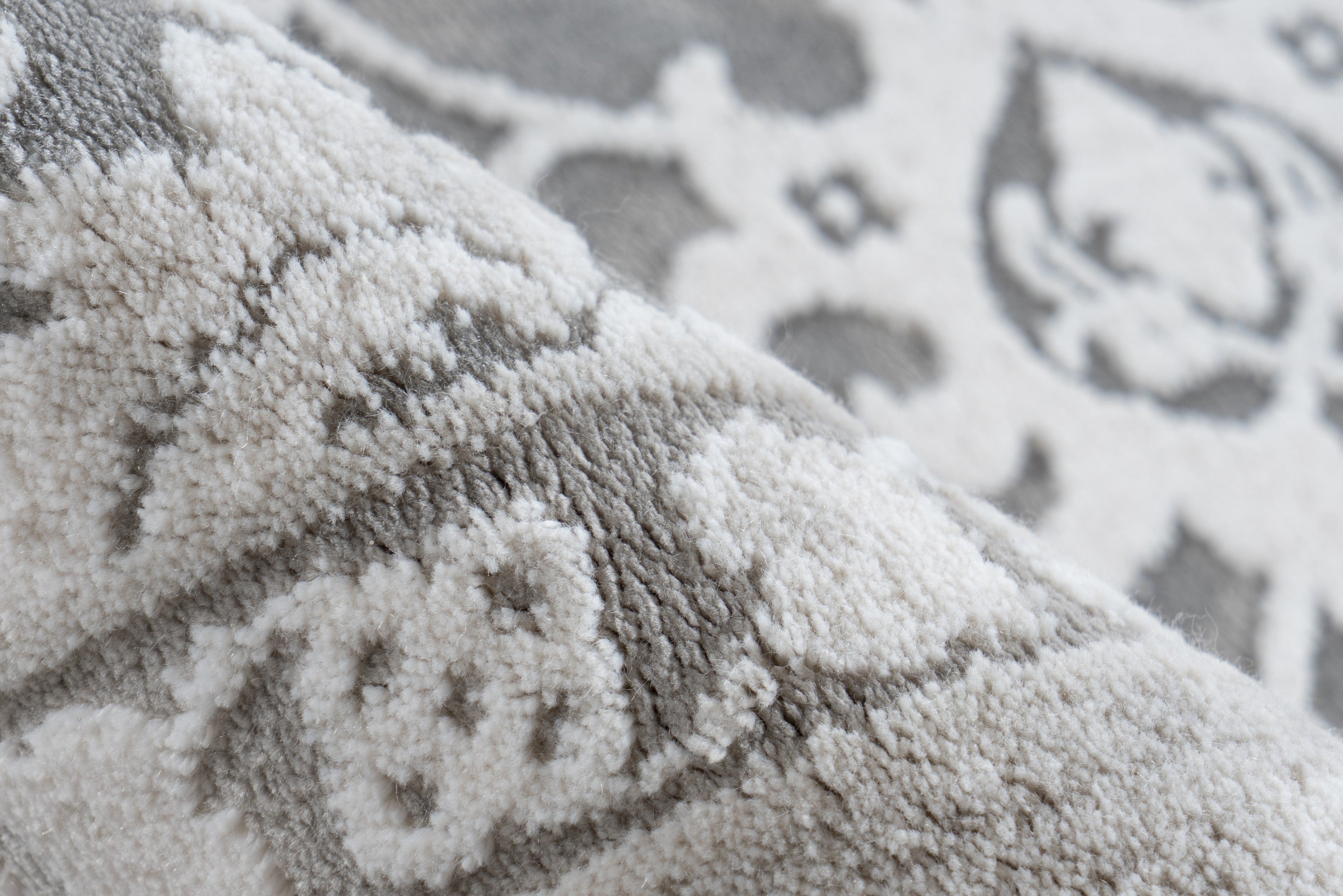 Pierre Cardin - Opera 500 Silver High Quality Rug with Floral Design - Lalee Designer Rugs