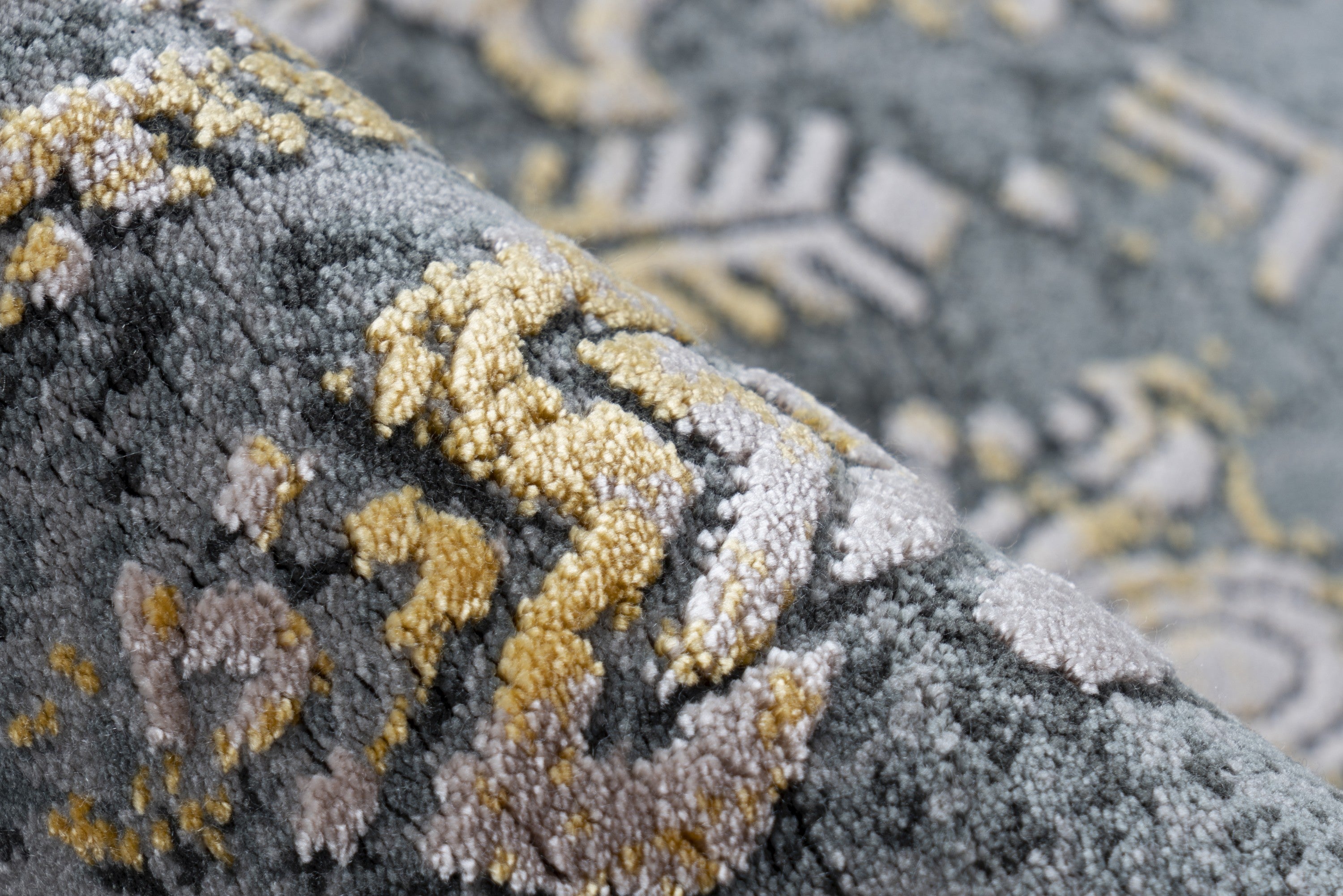 Pierre Cardin - Orsay 700 High Quality Grey Yellow Rug - Lalee Designer Rugs