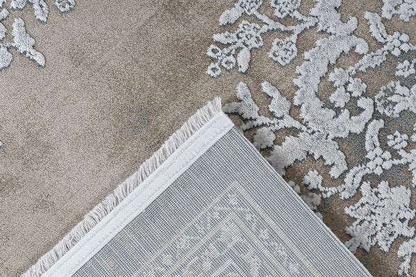 Pierre Cardin - Orsay 701 High Quality Beige Rug With Centre Medallion - Lalee Designer Rugs