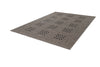 Sunset 606 Outdoor and Kitchen Taupe Rug with Dice Spotted Design - Lalee Designer Rugs