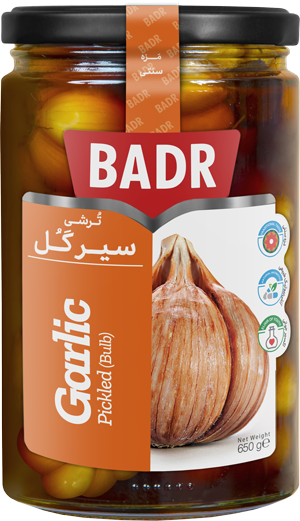 BADR Brown Garlic Pickle Bulb 650g