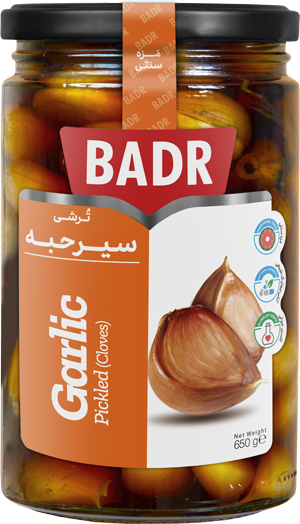 BADR Brown Garlic Pickle Clove 650g
