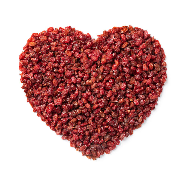 Dried Barberries Shaped in a Heart