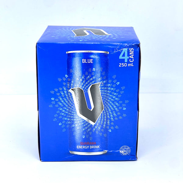 V Blue Energy Drink 4x250mL