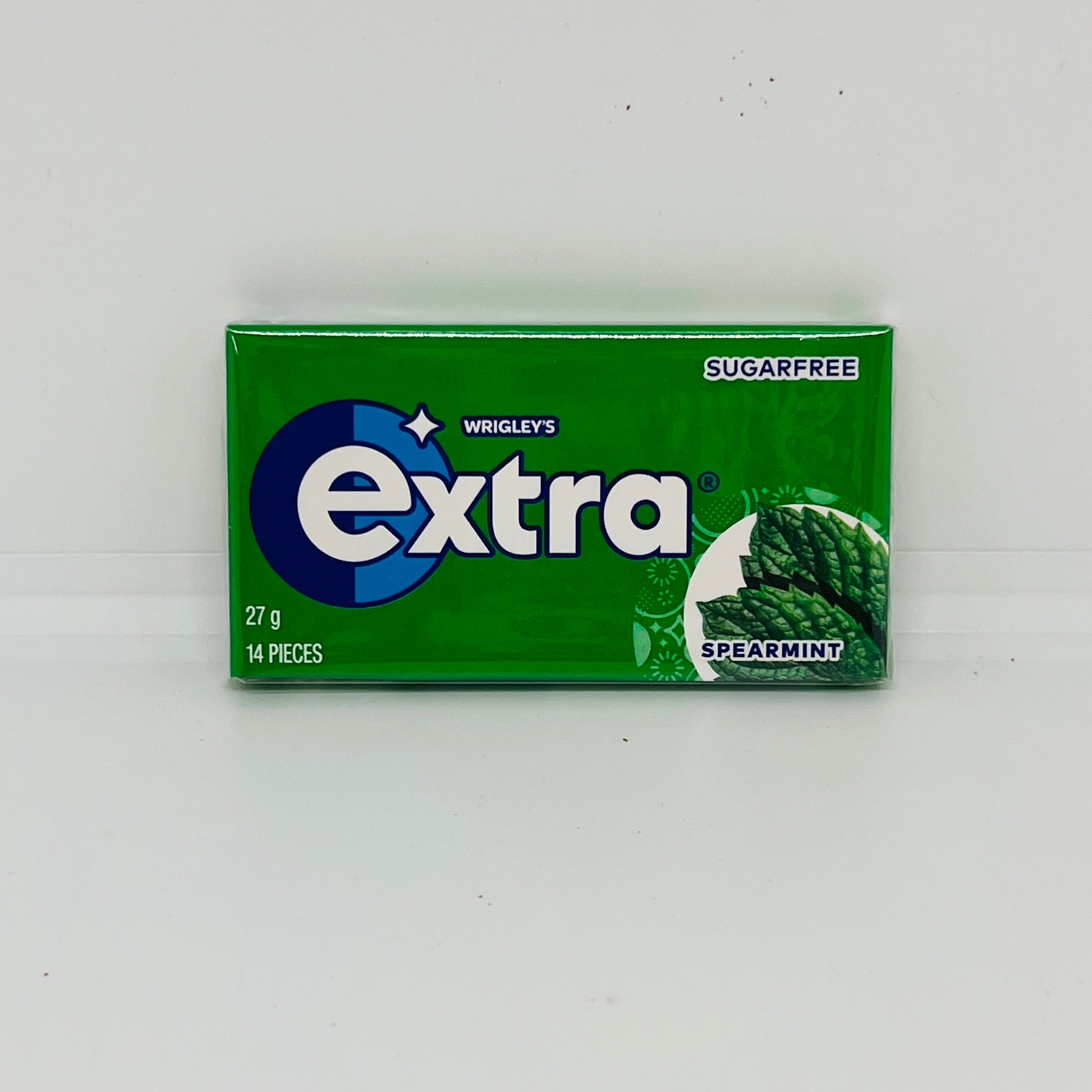 WRIGLEYS extra Sugar-Free Spearmint Gum 27g 14pcs