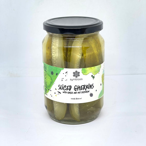 SYMBIOSIS Gherkins Whole & Sliced 720g