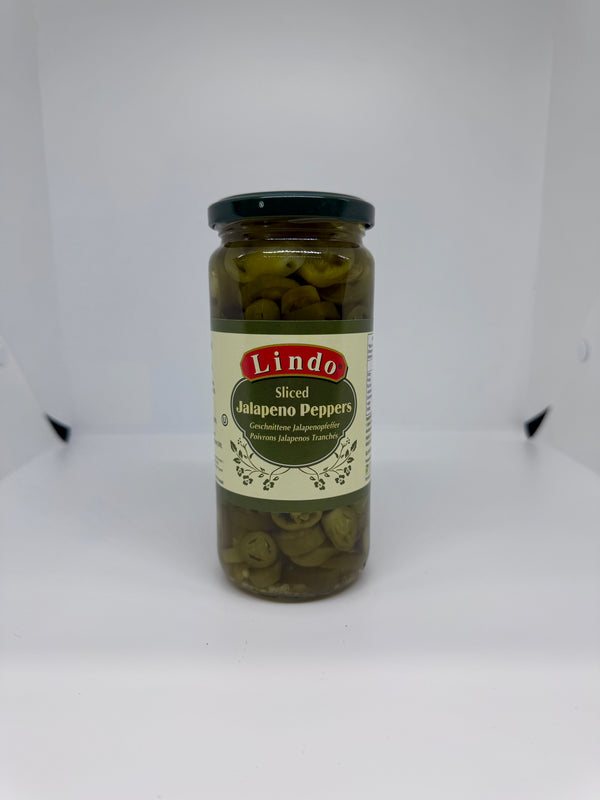 LINDO Sliced Jalapeno Peppers 454g