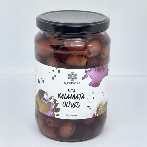 SYMBIOSIS Kalamata Pitted Olives 680g