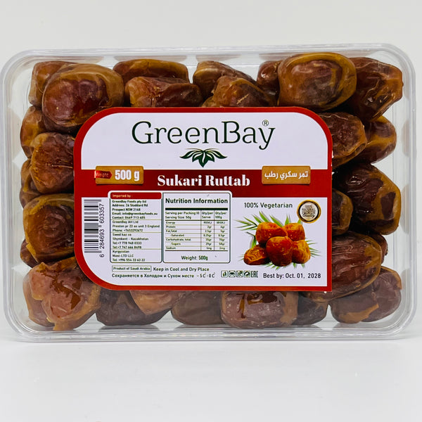 GREEN BAY Sukkari Rutab Dates 500g