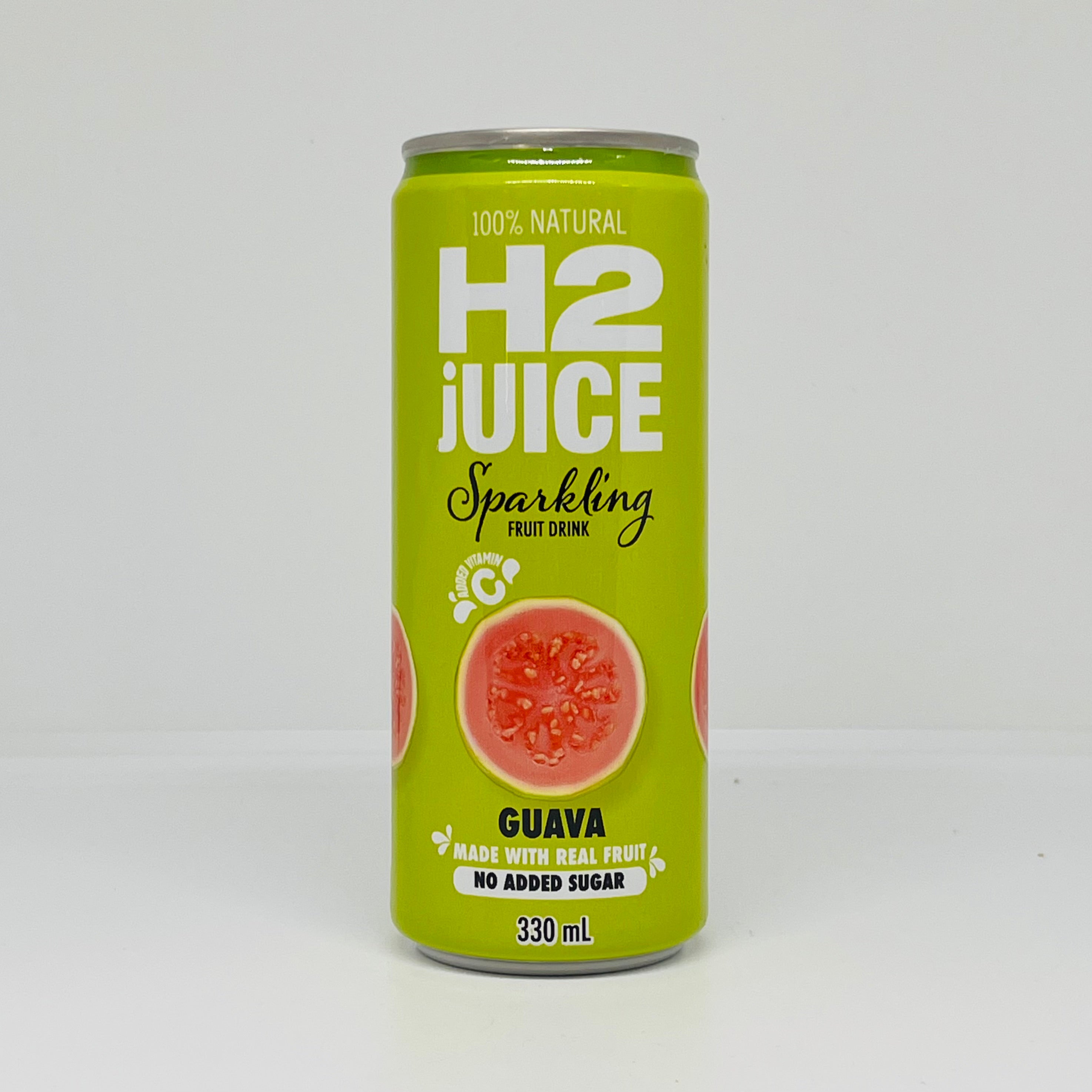 H2JUICE Guava Sparkling Fruit Drink 330ml