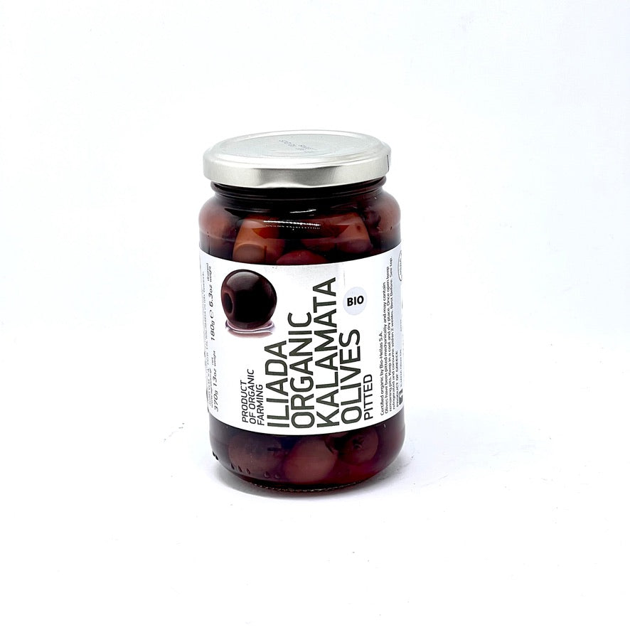 ILIADA Organic Kalamata Olives Pitted 370g