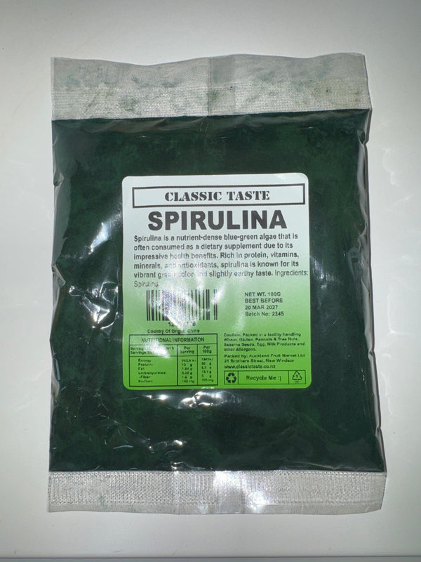CLASSIC TASTE Spirulina Powder 100g