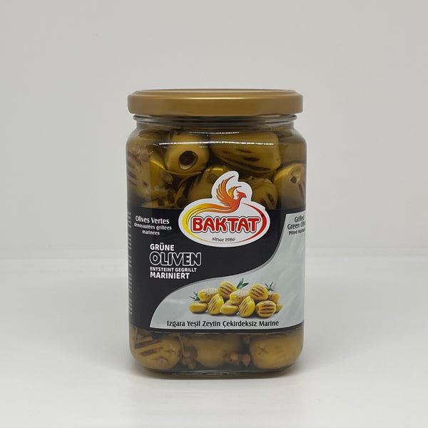 BAKTAT Green Grilled & Marinated Olives 640g