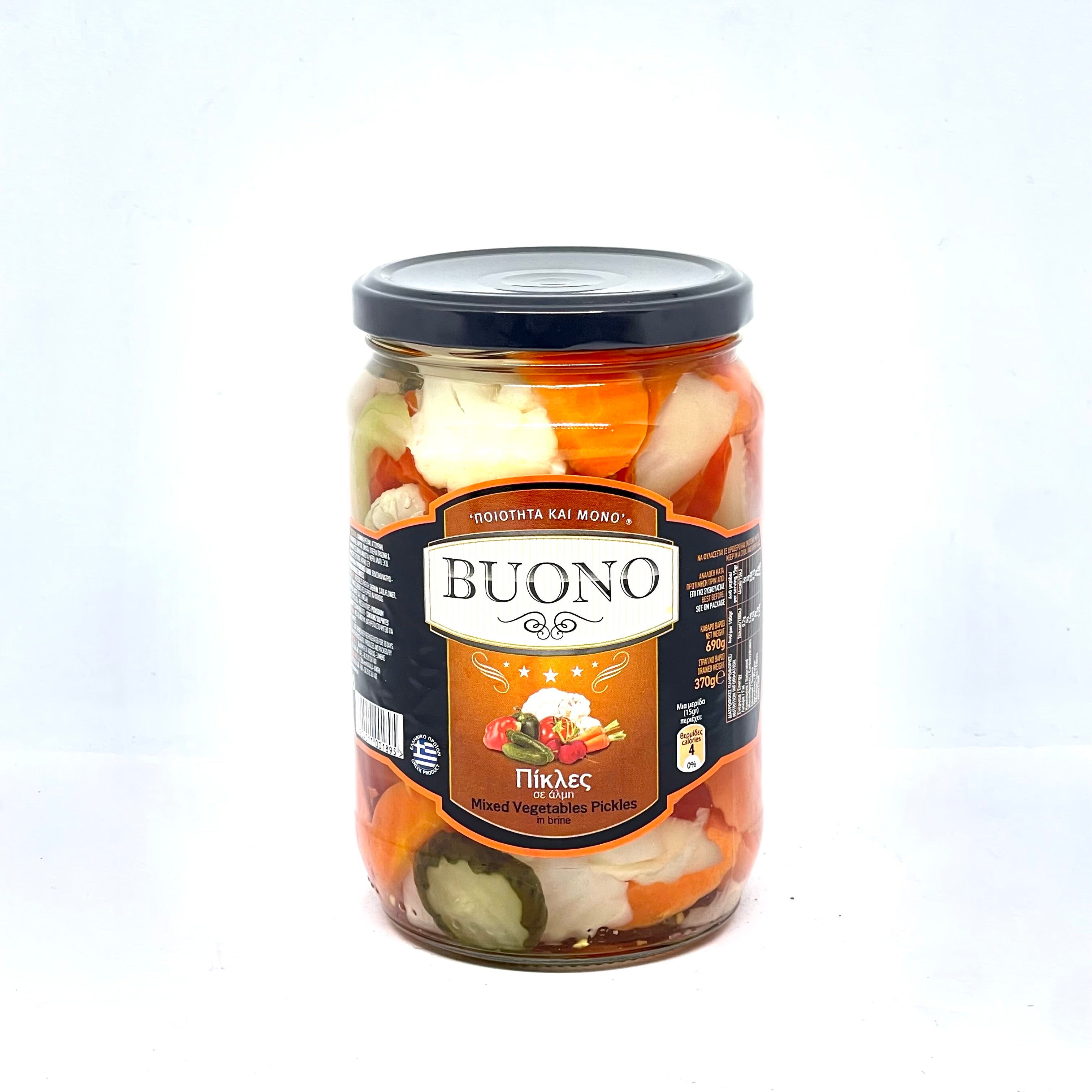 BUONO Mixed Vegetable Pickles 690g