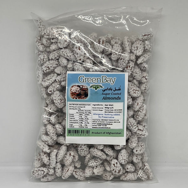 GREEN BAY AFG Sugar Coated Almonds 900g