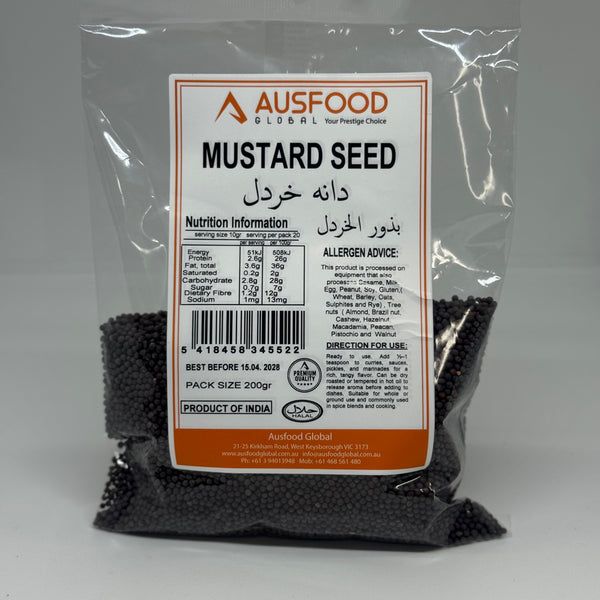 AUSFOOD Mustard Seeds 200g