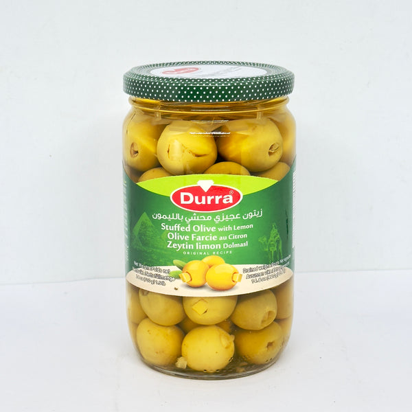 DURRA Green Olives Stuffed w/ Lemon 700g